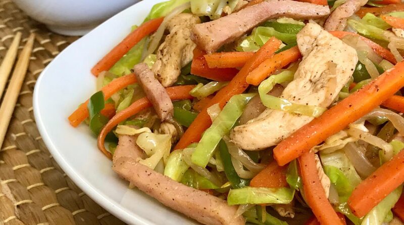 receta de chop suey chino