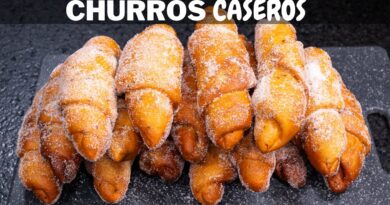 receta de churros con manjar