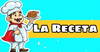 receta de cocina estructura
