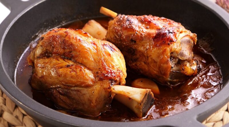 receta de codillo al horno