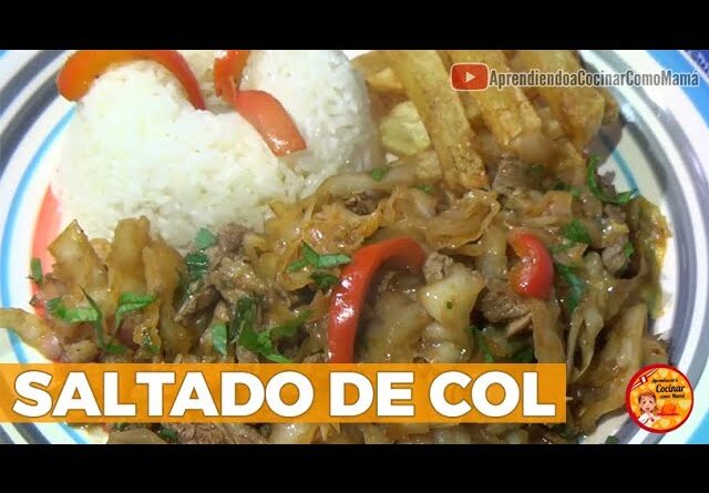 receta de col saltada