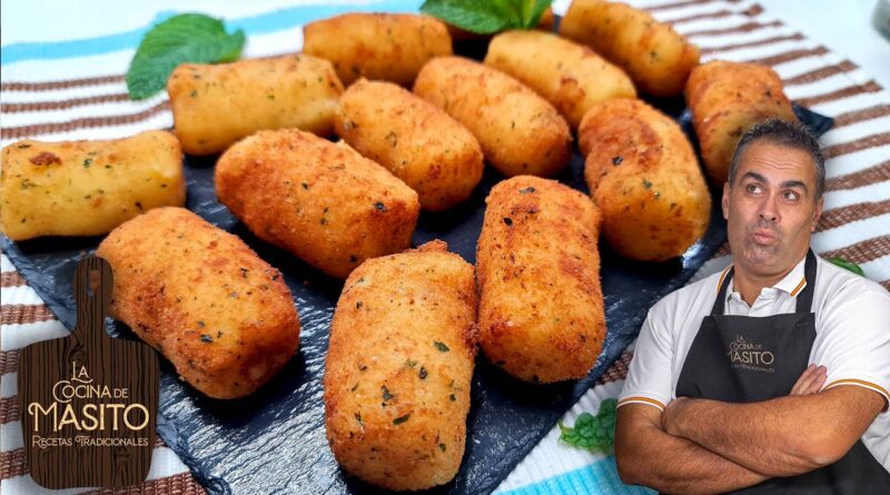 receta de croquetas de papa