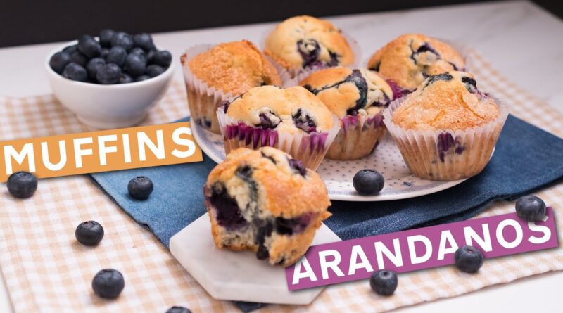 receta de cupcakes de arandanos