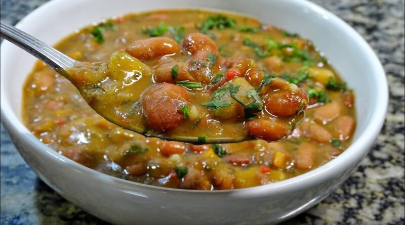 receta de frijoles colombianos