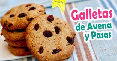 receta de galletas con pasas