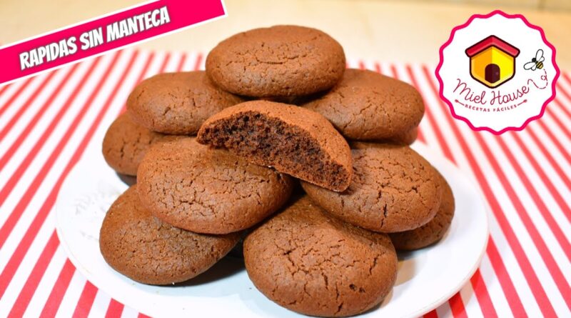 receta de galletas de cacao