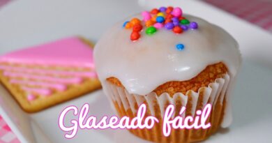 receta de glaseado