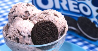 receta de helado de oreo