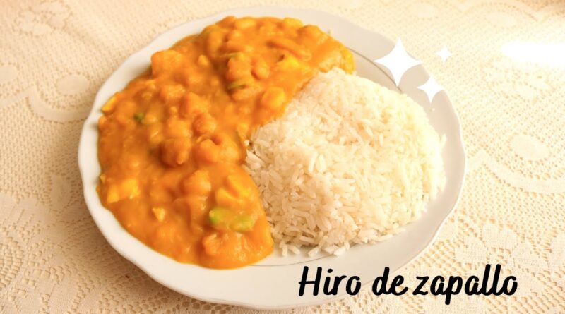 receta de hiro de zapallo