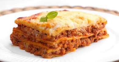 receta de lasaña con bechamel