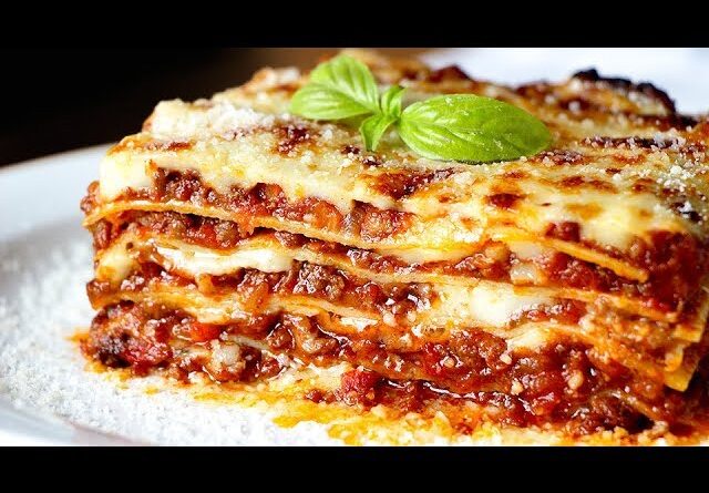 receta de lasaña original