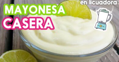 receta de mayonesa en licuadora