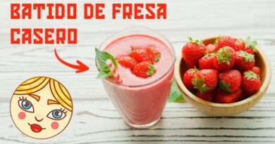 receta de milkshake de fresa