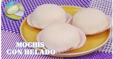 receta de mochis de helado
