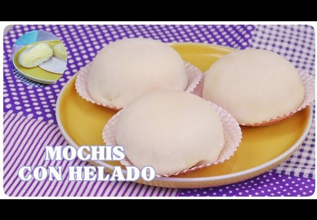 receta de mochis de helado
