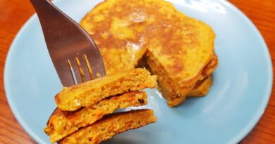 receta de pancakes de zanahoria