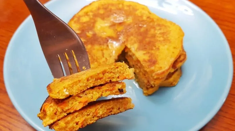 receta de pancakes de zanahoria