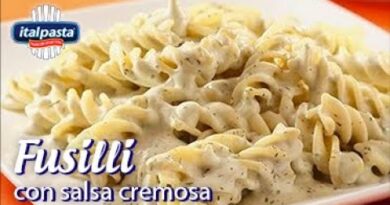 receta de pasta de tornillo