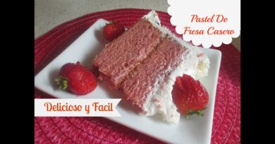 receta de pastel de fresa