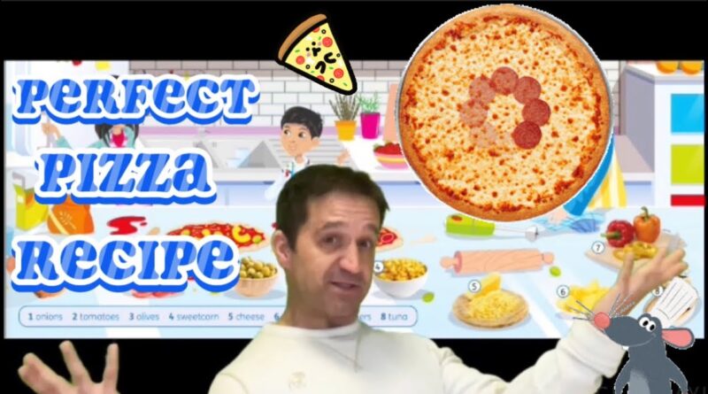 receta de pizza en ingles