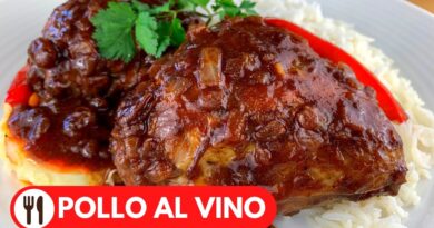 receta de pollo al vino
