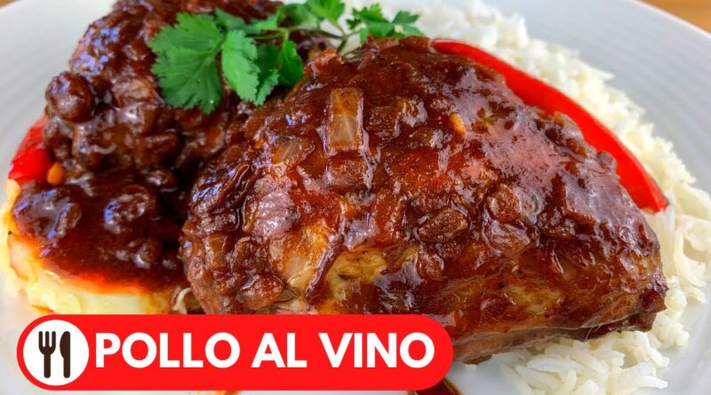 receta de pollo al vino