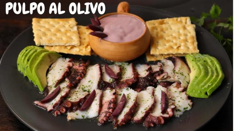 receta de pulpo al olivo