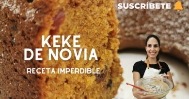 receta de queque de novia