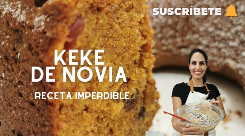 receta de queque de novia