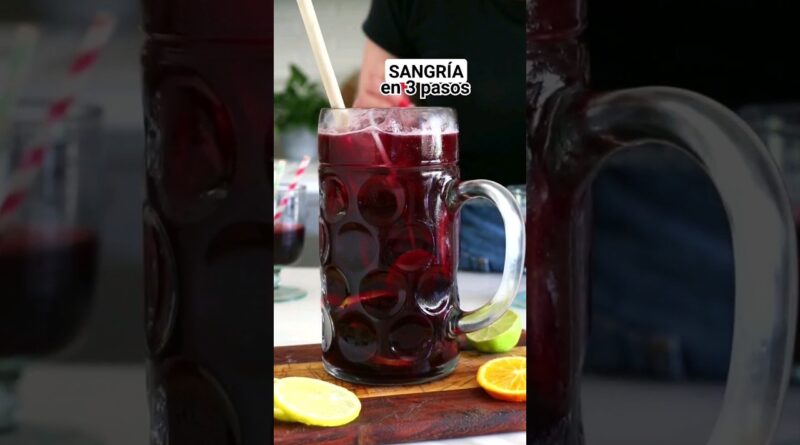 receta de sangria con gaseosa