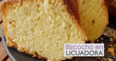 receta de torta en licuadora