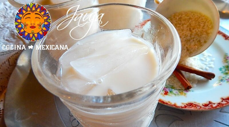 receta de agua de horchata