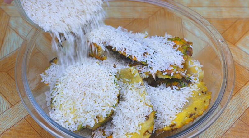 receta de arroz con piña