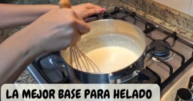 receta de base de helado