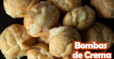 receta de bombas de crema