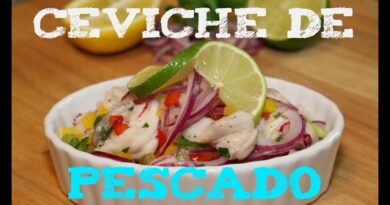 receta de ceviche de mero