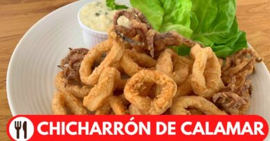receta de chicharron de calamar
