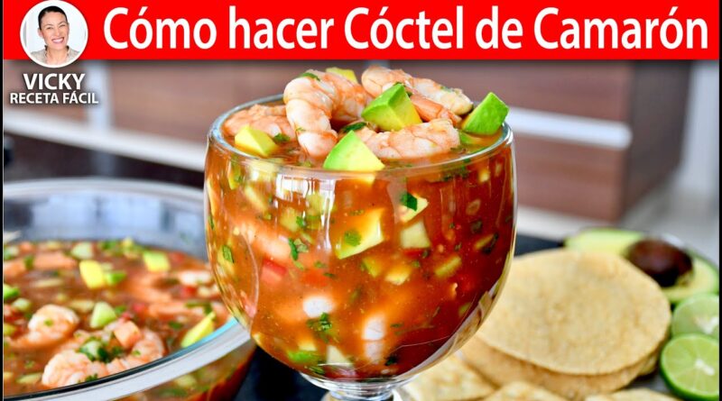 receta de cocktail de camarones