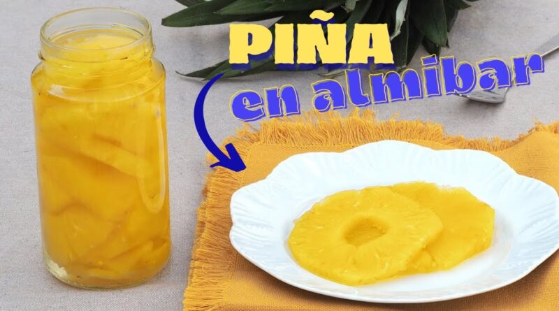 receta de conserva de piña