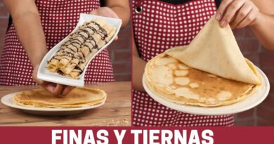 receta de crepas en licuadora