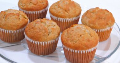 receta de cupcakes de banana