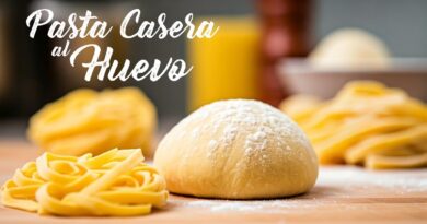 receta de fideos al huevo