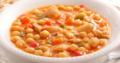 receta de garbanzo con pollo