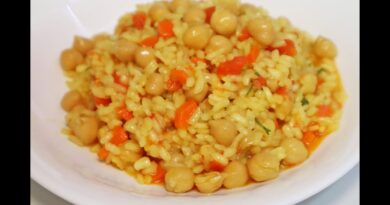 receta de garbanzos con arroz