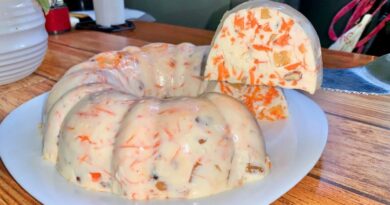 receta de gelatina de zanahoria