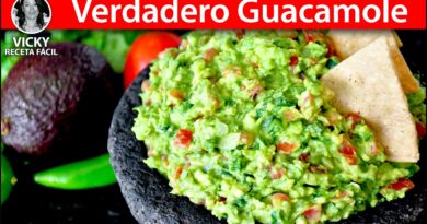 receta de guacamole mexicano