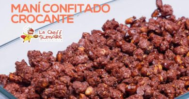 receta de maní confitado