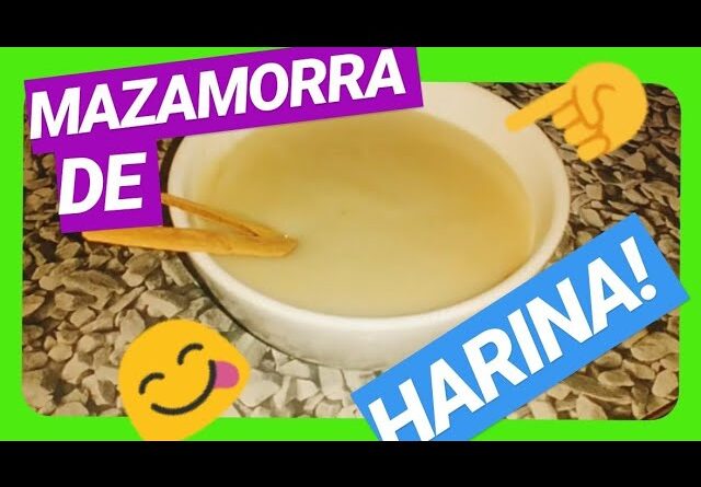 receta de mazamorra de harina