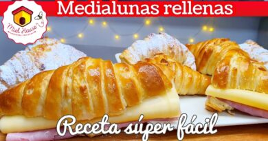 receta de medialunas rellenas