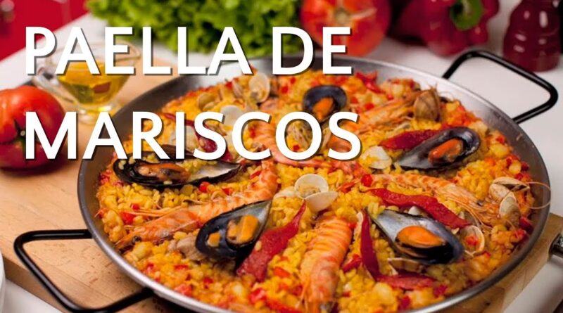 receta de paella de marisco